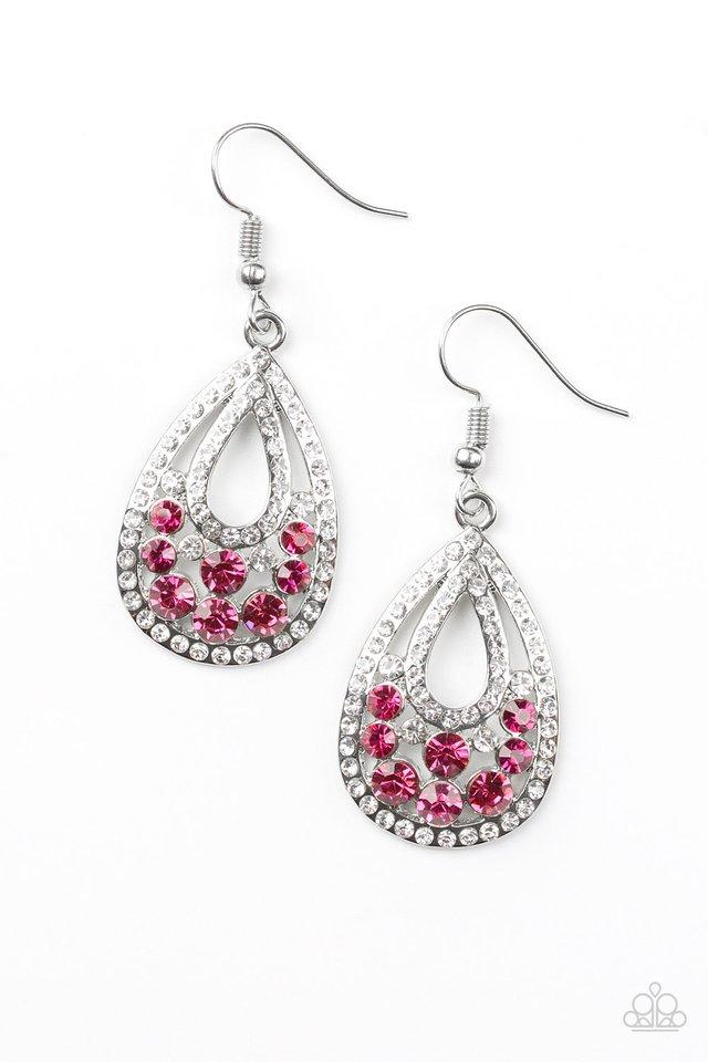 Sparkling Stardom Pink Earring freeshipping - JewLz4u Gemstone Gallery
