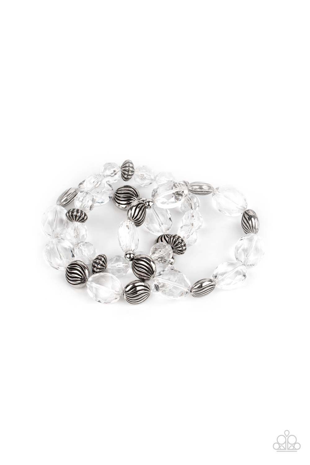 Crystal Charisma - White Bracelet freeshipping - JewLz4u Gemstone Gallery