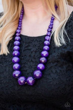 Load image into Gallery viewer, Effortlessly Everglades Purple Necklace freeshipping - JewLz4u Gemstone Gallery
