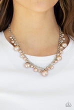 Load image into Gallery viewer, Uptown Pearls Brown Necklace freeshipping - JewLz4u Gemstone Gallery
