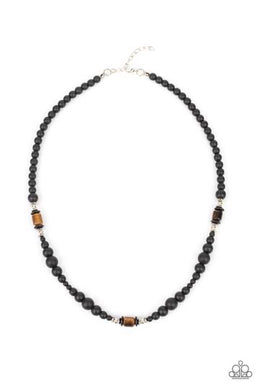 Stone Synchrony Urban Brown Necklace freeshipping - JewLz4u Gemstone Gallery