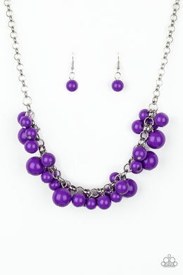 Walk This BROADWAY Purple Necklace freeshipping - JewLz4u Gemstone Gallery