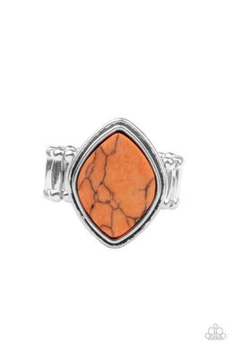 Desert Zen - Orange Ring freeshipping - JewLz4u Gemstone Gallery