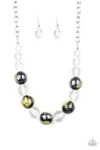 Torrid Tide Yellow Necklace freeshipping - JewLz4u Gemstone Gallery