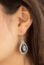 Load image into Gallery viewer, Dripping With Drama - Silver (Smoky Gem) Earring freeshipping - JewLz4u Gemstone Gallery

