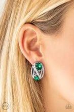 Load image into Gallery viewer, Where&#39;s the FIREWORK? Green Clip-On Earring freeshipping - JewLz4u Gemstone Gallery
