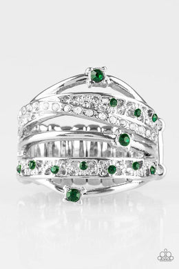 Making The World Sparkle - Green Ring freeshipping - JewLz4u Gemstone Gallery