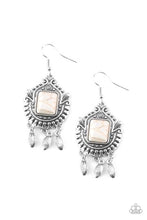 Load image into Gallery viewer, Open Pastures - White Earring freeshipping - JewLz4u Gemstone Gallery
