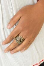 Load image into Gallery viewer, Fire and Ice - Brass Ring freeshipping - JewLz4u Gemstone Gallery
