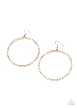 Load image into Gallery viewer, Wide Curves Ahead Gold Earring freeshipping - JewLz4u Gemstone Gallery
