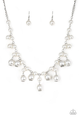 Soon To Be Mrs. White (Pearls) Necklace freeshipping - JewLz4u Gemstone Gallery