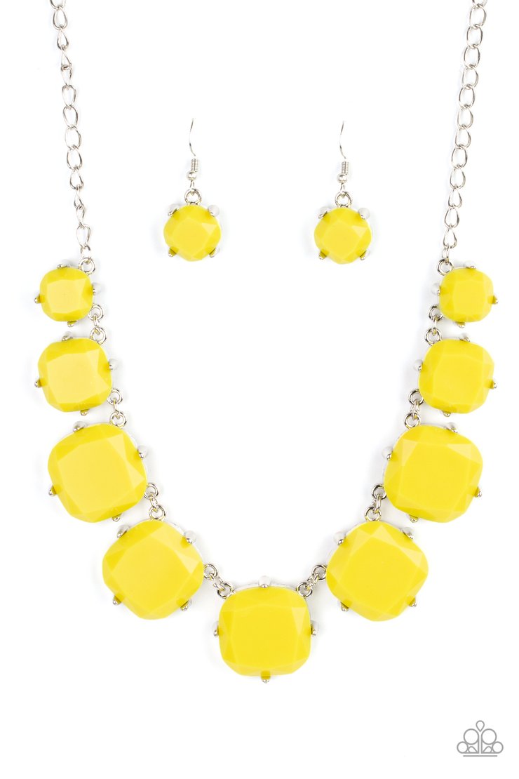 Prismatic Prima Donna - Yellow Necklace freeshipping - JewLz4u Gemstone Gallery
