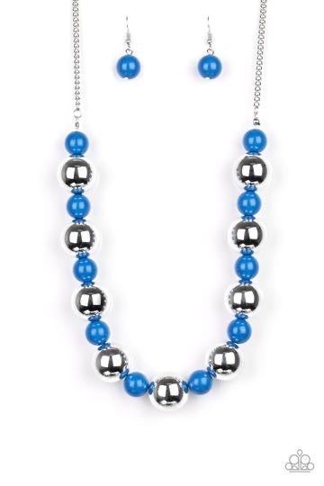 Top Pop Blue Necklace freeshipping - JewLz4u Gemstone Gallery