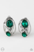 Load image into Gallery viewer, Where&#39;s the FIREWORK? Green Clip-On Earring freeshipping - JewLz4u Gemstone Gallery
