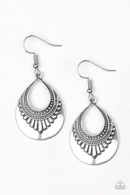 Totally Terrestrial - Silver Earring freeshipping - JewLz4u Gemstone Gallery