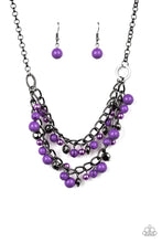 Load image into Gallery viewer, Watch Me Now Purple Necklace freeshipping - JewLz4u Gemstone Gallery
