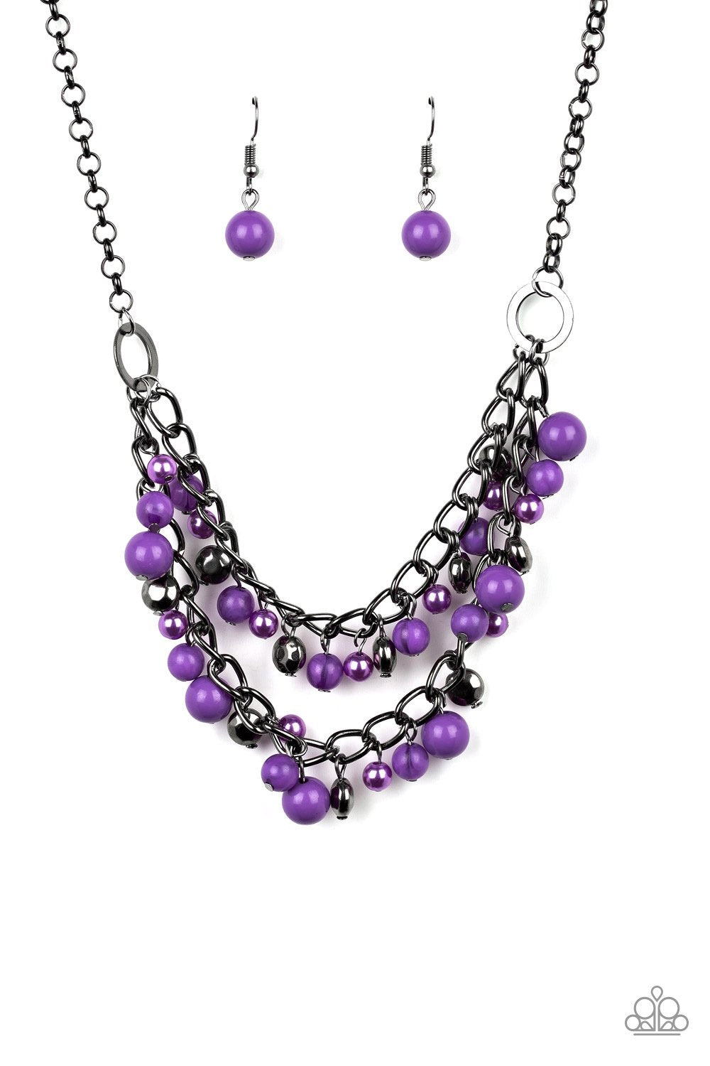 Watch Me Now Purple Necklace freeshipping - JewLz4u Gemstone Gallery