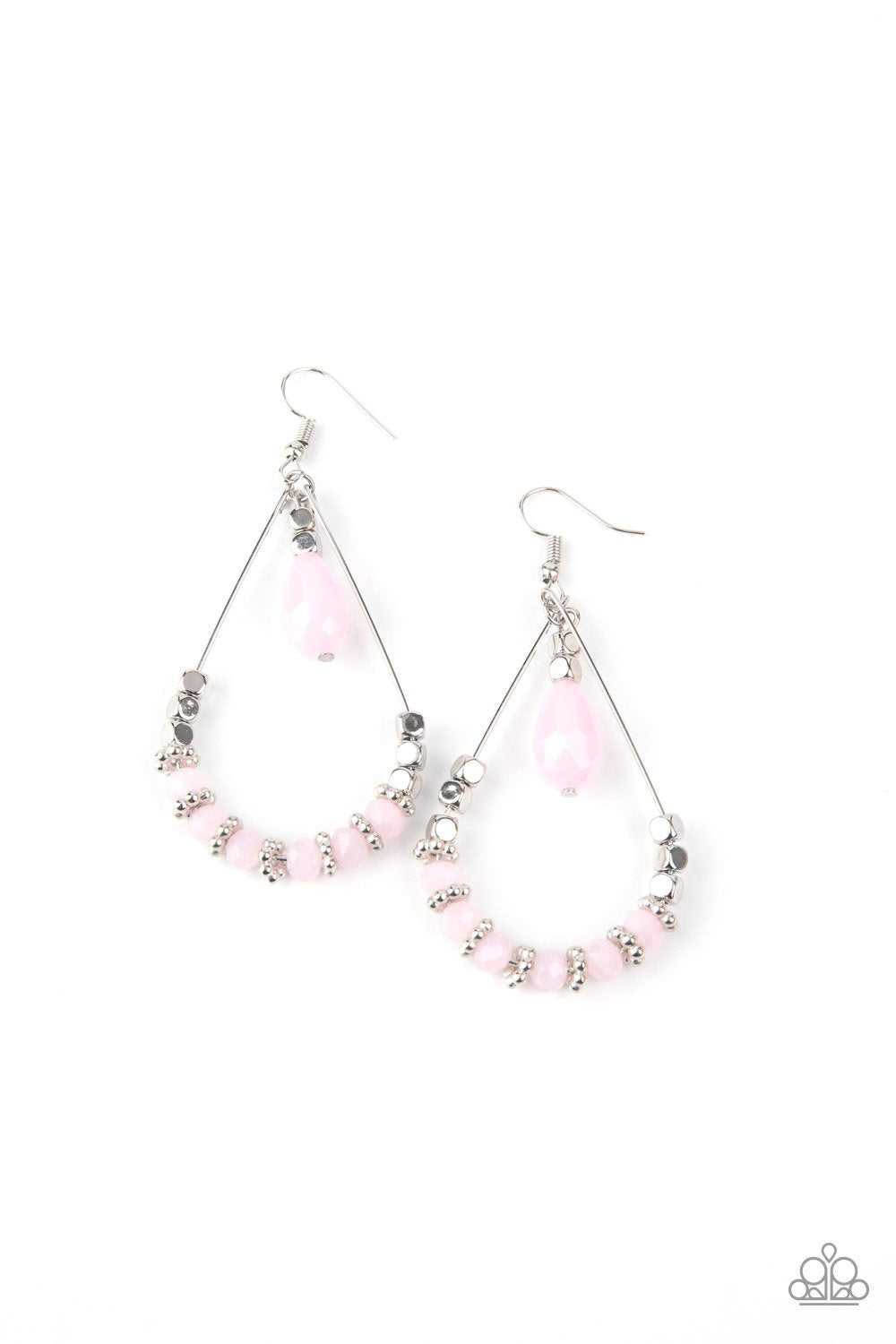 Lovely Lucidity - Pink Earring freeshipping - JewLz4u Gemstone Gallery