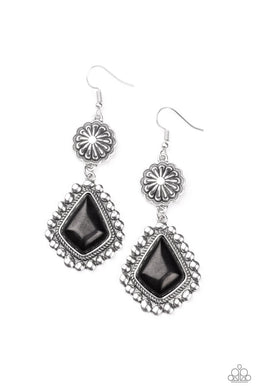 County Cavalier Black Earring freeshipping - JewLz4u Gemstone Gallery