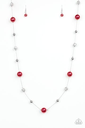Eloquently Eloquent - Red Necklace freeshipping - JewLz4u Gemstone Gallery