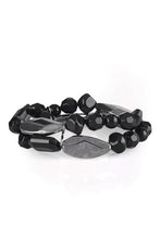 Load image into Gallery viewer, Rockin&#39; Rock Candy Black Bracelet freeshipping - JewLz4u Gemstone Gallery
