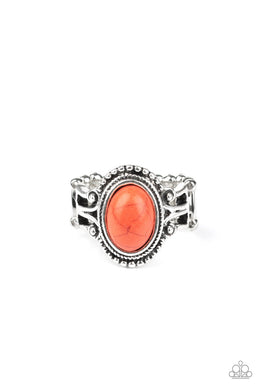 All The Worlds A STAGECOACH Orange Ring freeshipping - JewLz4u Gemstone Gallery