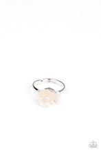 Load image into Gallery viewer, Starlet Shimmer Floral with a Pearl Centerpiece Ring freeshipping - JewLz4u Gemstone Gallery
