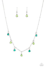 Load image into Gallery viewer, Carefree Charmer - Green Necklace
