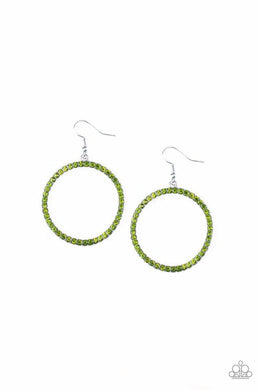 Stoppin' Traffic Green Earring freeshipping - JewLz4u Gemstone Gallery