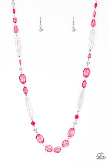 Quite Quintessence Pink Necklace freeshipping - JewLz4u Gemstone Gallery