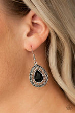 Load image into Gallery viewer, Limo Service Black Earrings freeshipping - JewLz4u Gemstone Gallery
