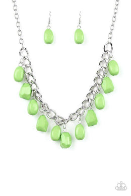 Take The COLOR Wheel Green Necklace freeshipping - JewLz4u Gemstone Gallery