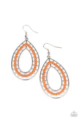 Fruity Fiesta - Orange Earring freeshipping - JewLz4u Gemstone Gallery