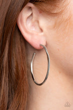 Load image into Gallery viewer, Spitfire Silver Hoop Earring freeshipping - JewLz4u Gemstone Gallery
