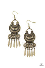 Load image into Gallery viewer, Give Me Liberty - Brass Earring freeshipping - JewLz4u Gemstone Gallery
