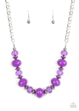 Hollywood Gossip Purple Necklace freeshipping - JewLz4u Gemstone Gallery