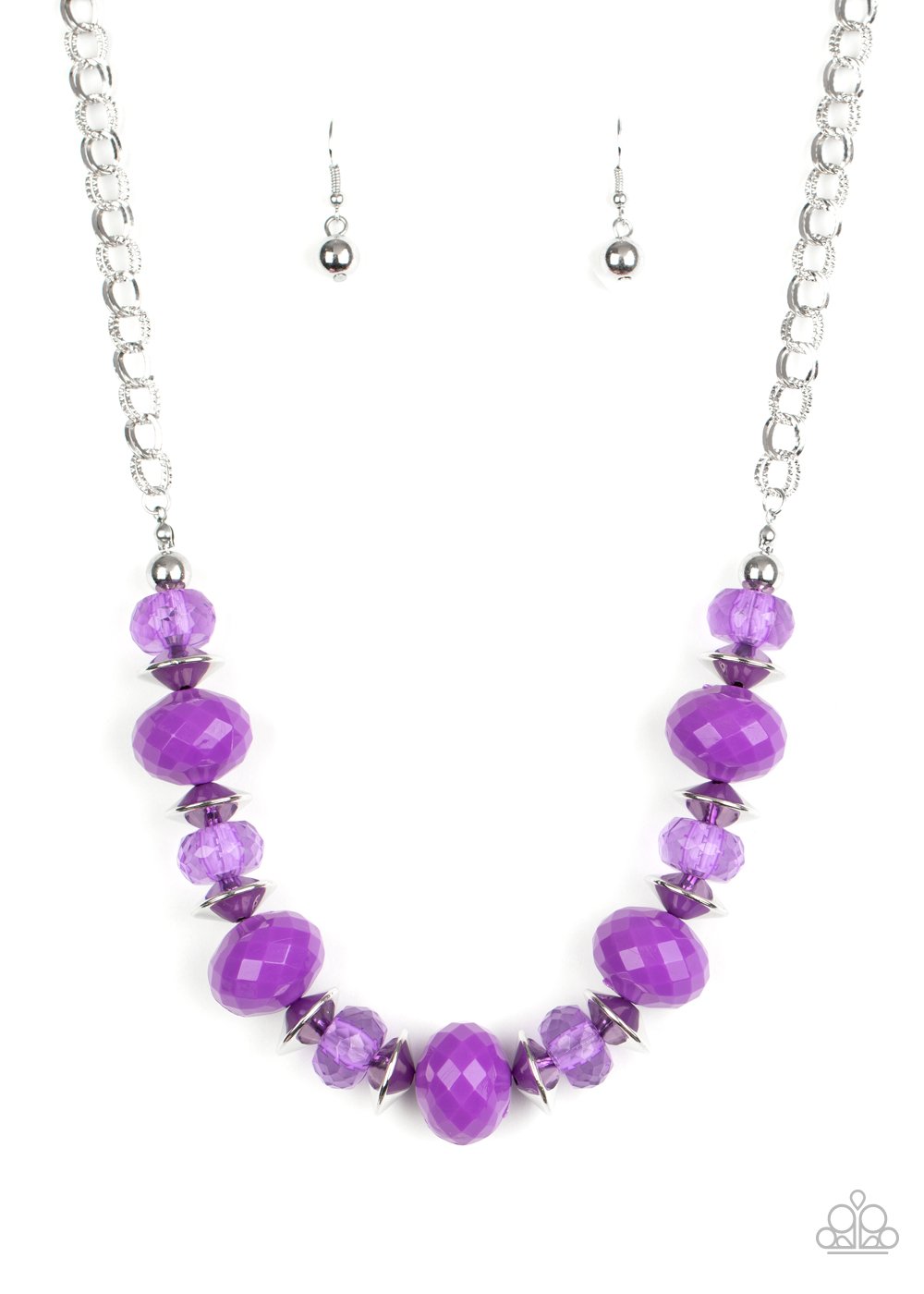 Hollywood Gossip Purple Necklace freeshipping - JewLz4u Gemstone Gallery