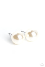 Load image into Gallery viewer, Debutante Details - White (Pearl) Post Earring
