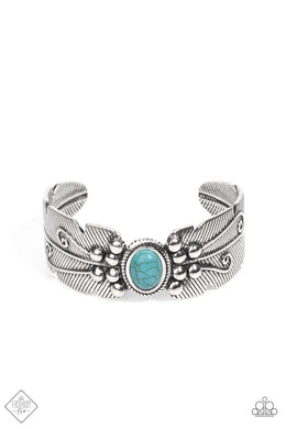 Desert Haven - Blue (Turquoise) Bracelet (SSF-0122) freeshipping - JewLz4u Gemstone Gallery