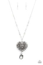 Load image into Gallery viewer, Doting Devotion - Silver (Lanyard) Necklace
