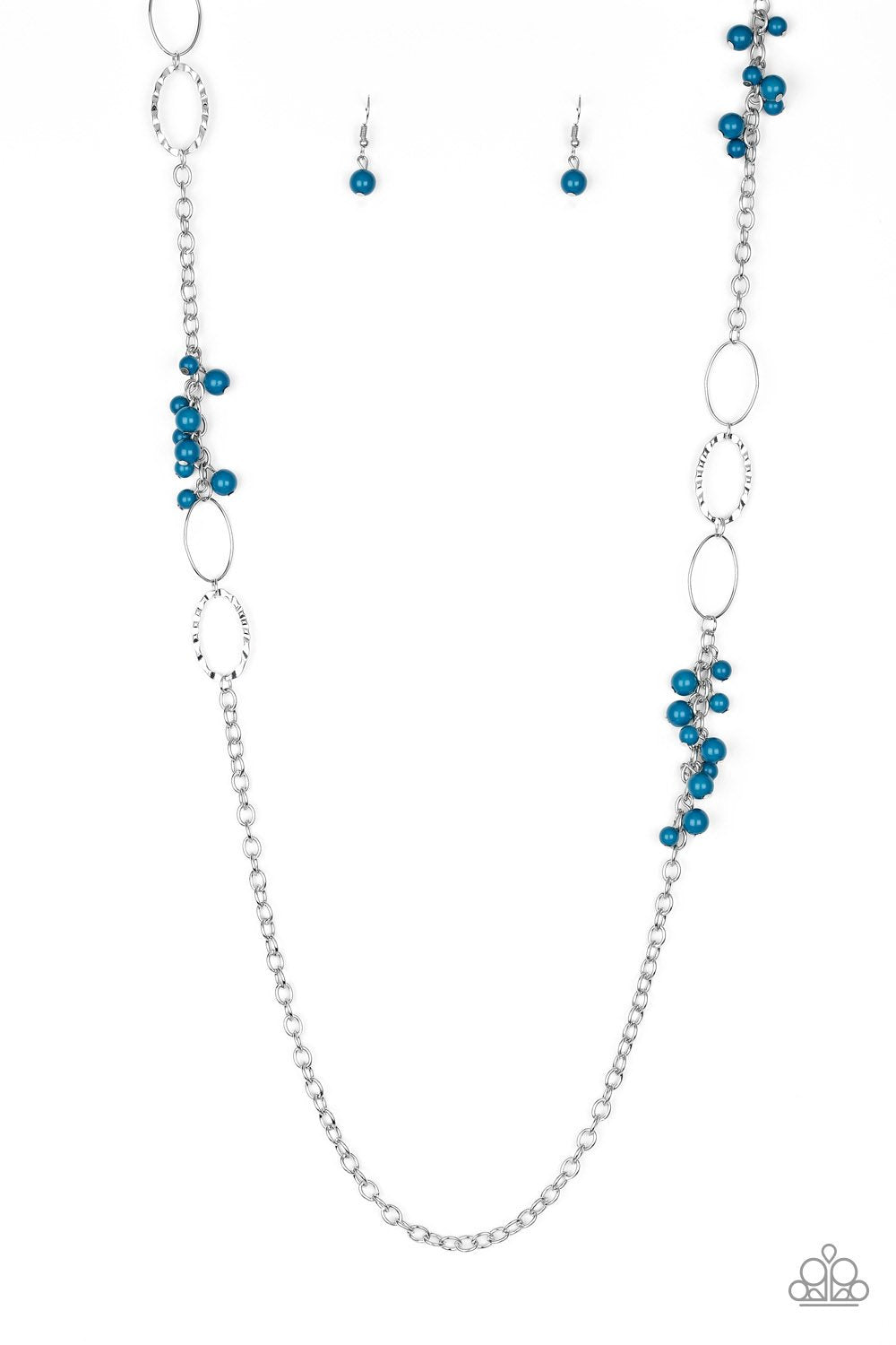 Flirtly Foxtrot Blue Necklace freeshipping - JewLz4u Gemstone Gallery