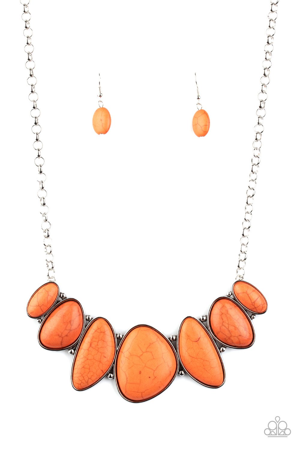 Primitive - Orange Necklace freeshipping - JewLz4u Gemstone Gallery