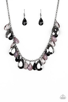 Hurricane Season - Black Necklace freeshipping - JewLz4u Gemstone Gallery