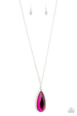 Watch Out For REIGN Pink Necklace freeshipping - JewLz4u Gemstone Gallery