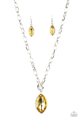 Unlimited Sparkle Yellow Necklace freeshipping - JewLz4u Gemstone Gallery