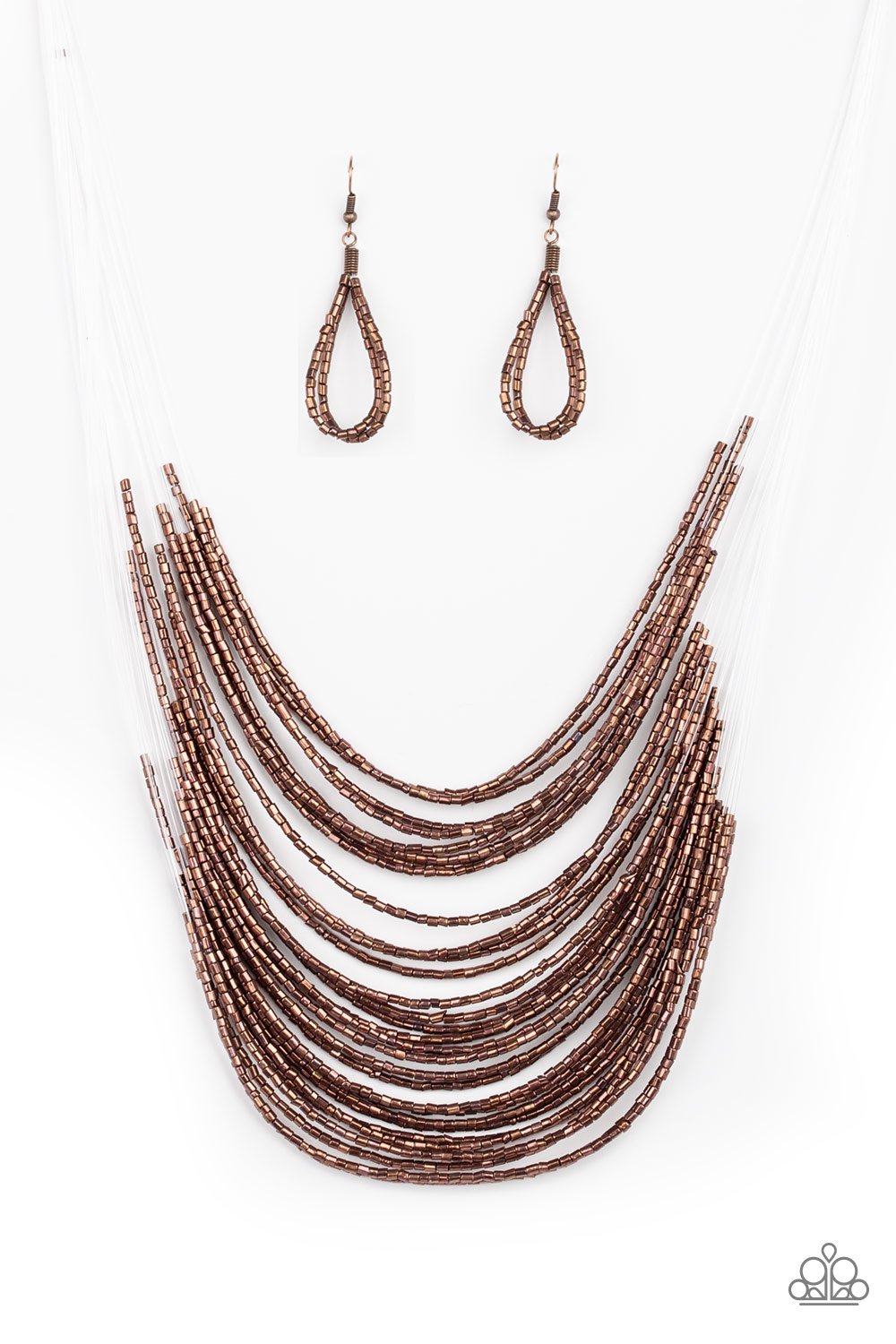 CATWALK Queen - Copper Necklace freeshipping - JewLz4u Gemstone Gallery