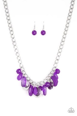 Treasure Shore - Purple Necklace freeshipping - JewLz4u Gemstone Gallery