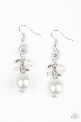 Timelessly Traditional White Earring freeshipping - JewLz4u Gemstone Gallery