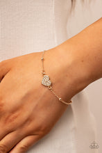 Load image into Gallery viewer, Heartachingly Adorable - Gold Bracelet freeshipping - JewLz4u Gemstone Gallery
