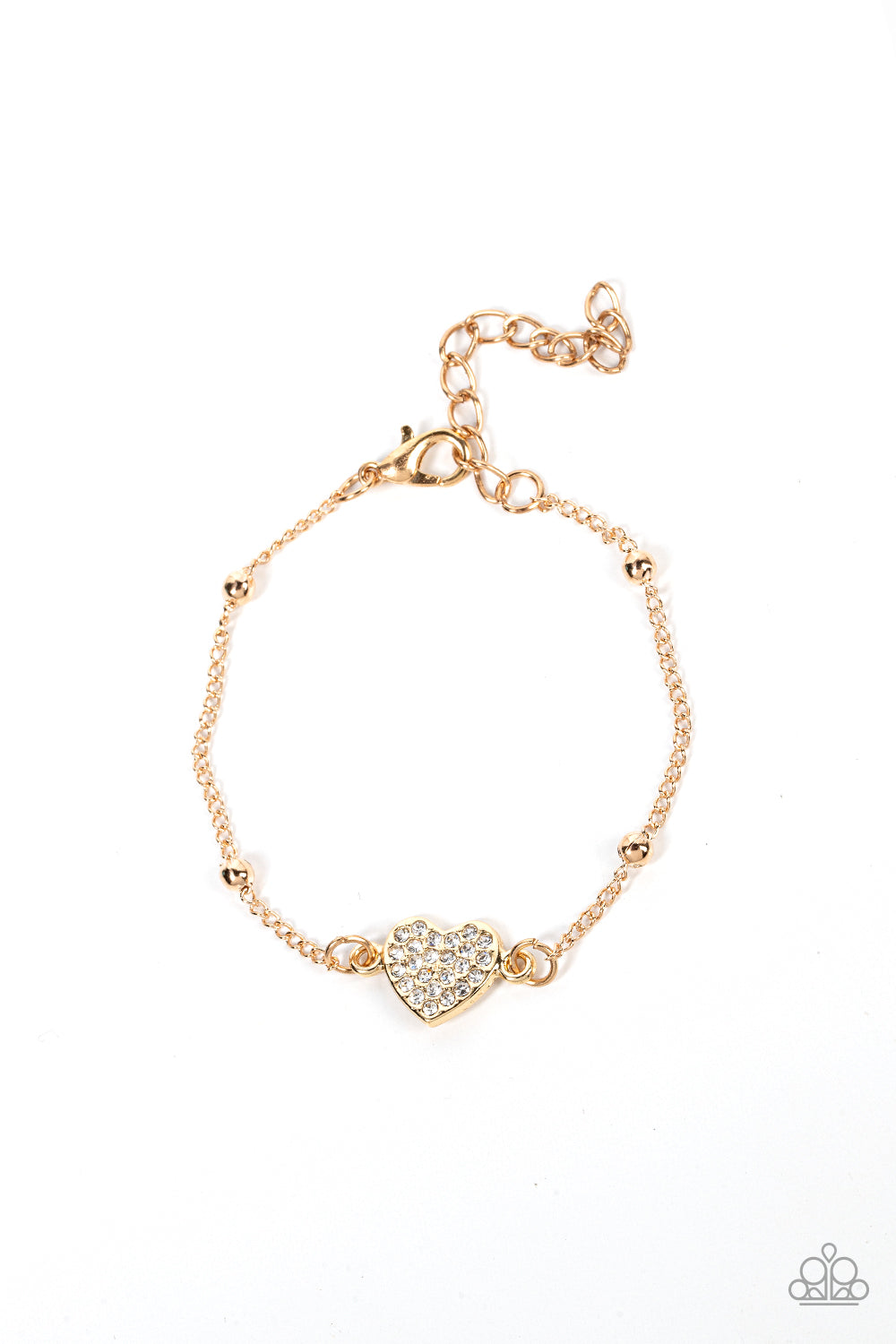 Heartachingly Adorable - Gold Bracelet freeshipping - JewLz4u Gemstone Gallery